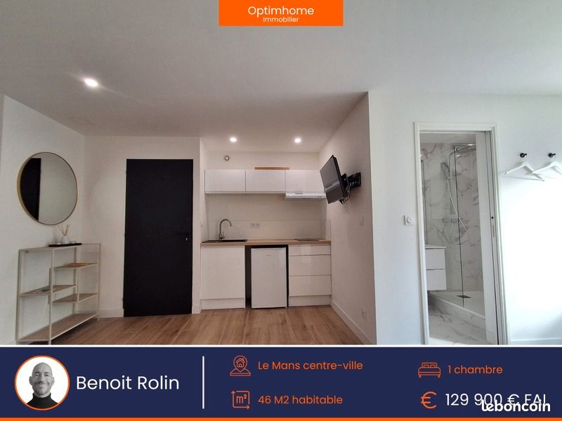 Appartement 2 pièces 46 m² · à Le Mans · 46 m² · 129 900 €