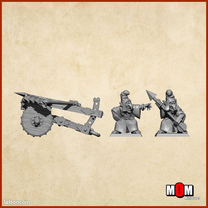 Figurine Warhammer - Baliste Nain Du Chaos, Neuve, Fabrication Française