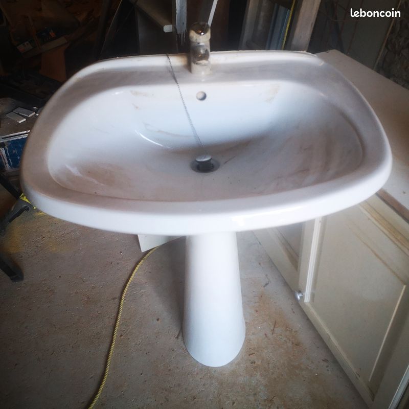 Lavabo colonne rétro (image 1)