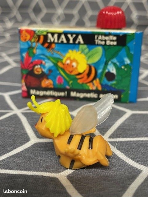 Maya L'Abeille Magneto 1977 – Mini Figurine Vintage MIB – Collection Allemande