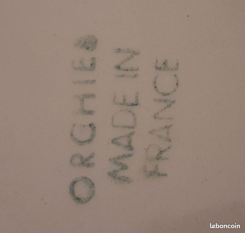Ancien vase de nuit faience orchies (image 2)