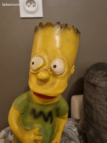 STATUETTE BART SIMPSON STATUE EN RESINE TROPICO 2001