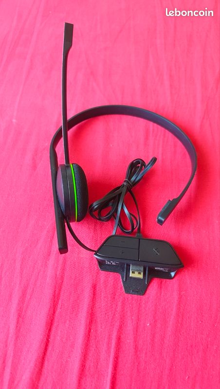 Casque Microsoft Xbox 360 - Blanc - Supra-auriculaire - Jack 3.5mm - Occasion