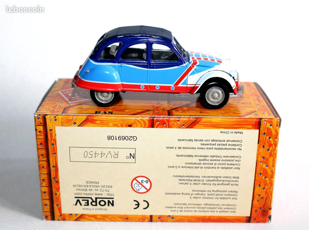 Coffret Métal Norev – Les Jouets Citroën – 6 Voitures Miniatures Neuves – 1/64