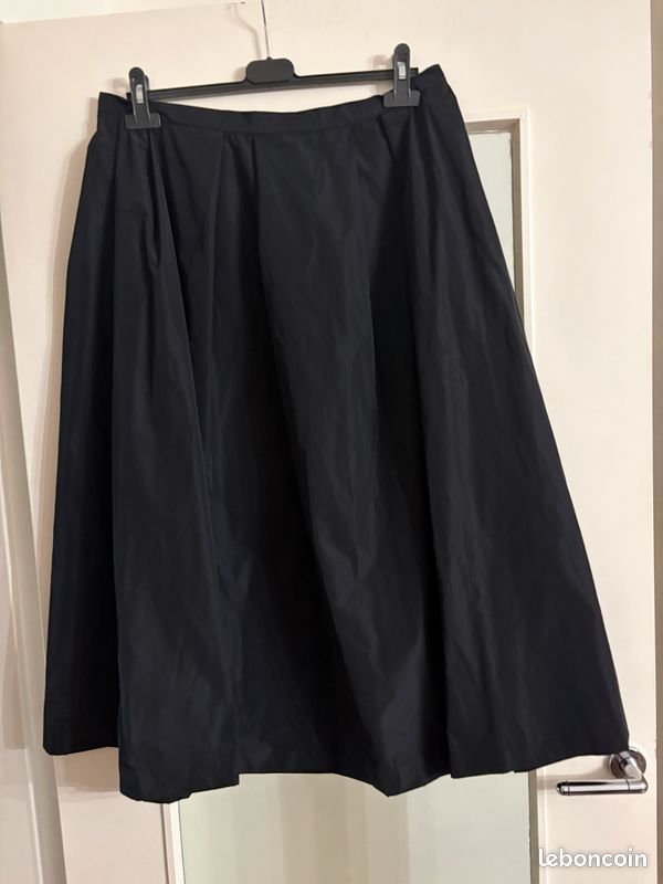 Jupe longue plissée H&M T46EU forme trapèze (image 1)