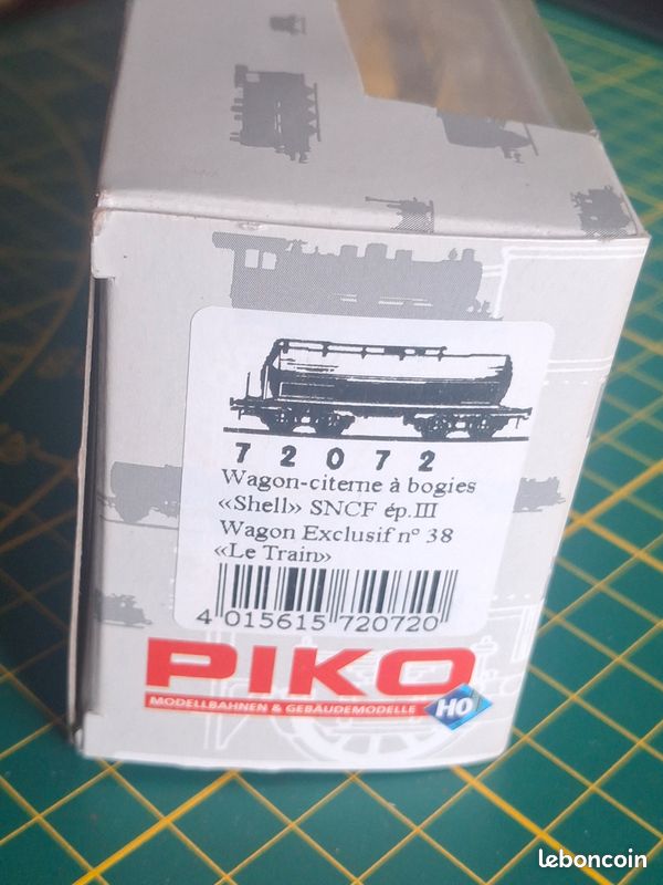Wagon-citerne PIKO 72072 – Shell SNCF Epoque III (Echelle HO, Exclusif Le Train N°38)