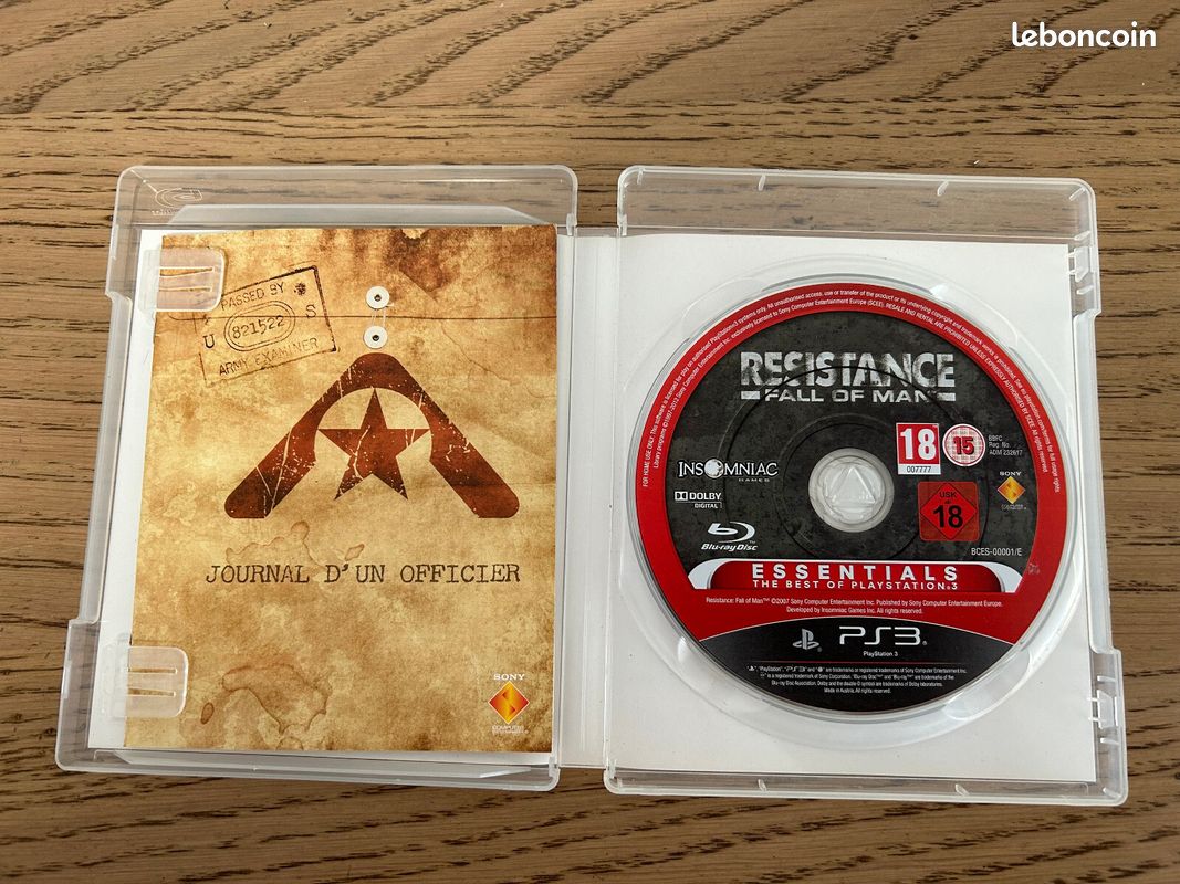 Resistance: Fall Of Man - FR - Sony PS3 (bon état, Complet)
