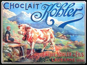 Aimant Publicitaire Vintage Chocmel KHOLER - Éditions Clouet 7.5x5.5 Cm - Neuf Sous Blister