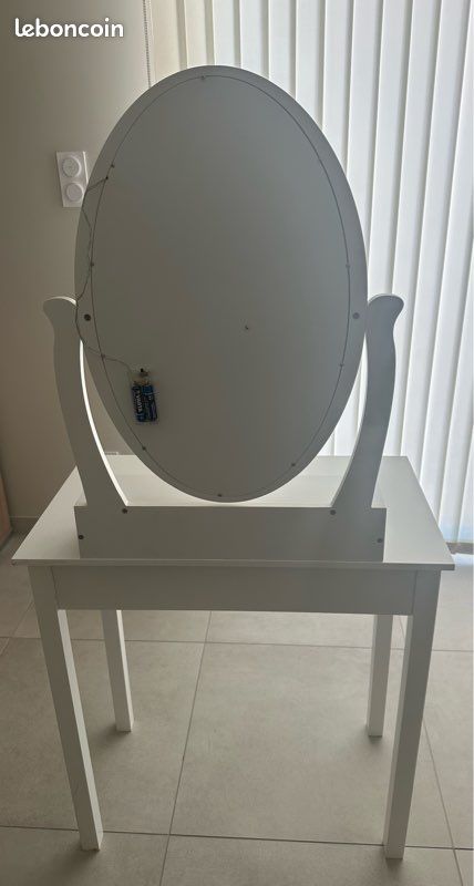 Coiffeuse avec miroir et led (image 2)