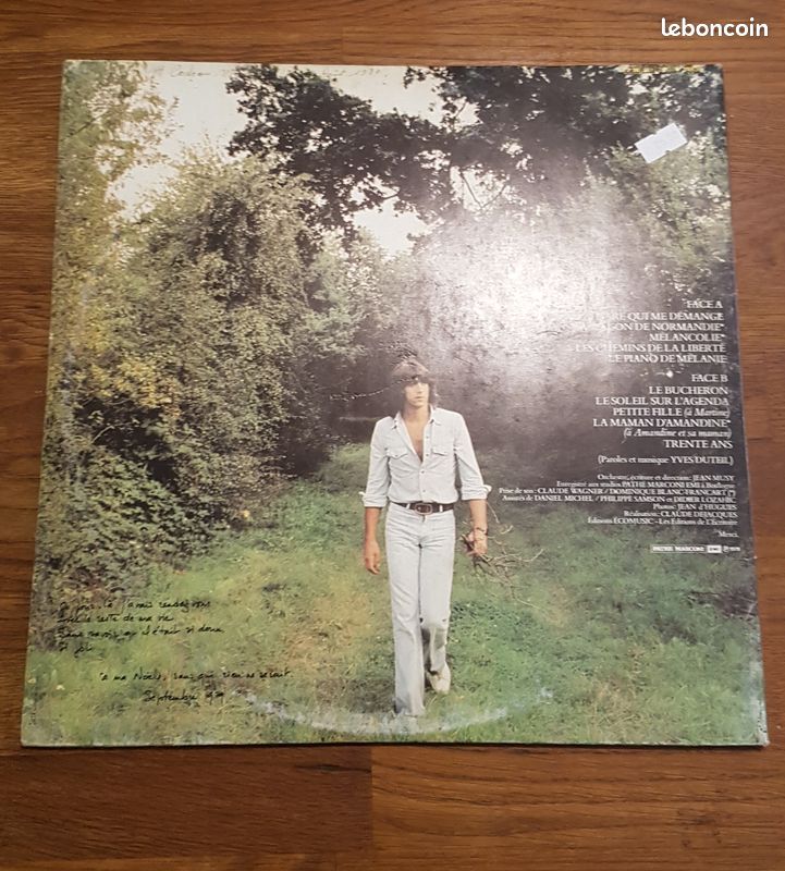 Vinyle 33T yves duteil (image 2)