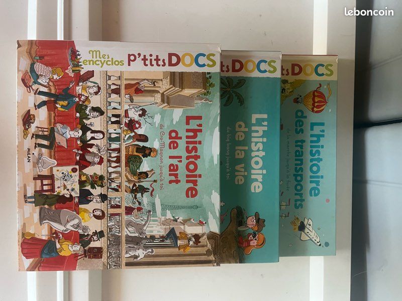 Lot de 3 mini encyclopédie de la collection petits doc (image 1)