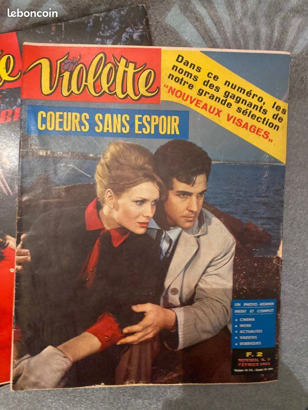 5 premiers numéros du photoroman « Violette » - 1964 (image 2)