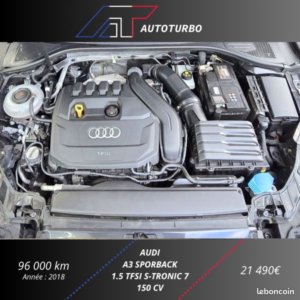 Audi A3 SPORTBACK 1.5 TFSI 150CH S TRONIC 7 (image 19)