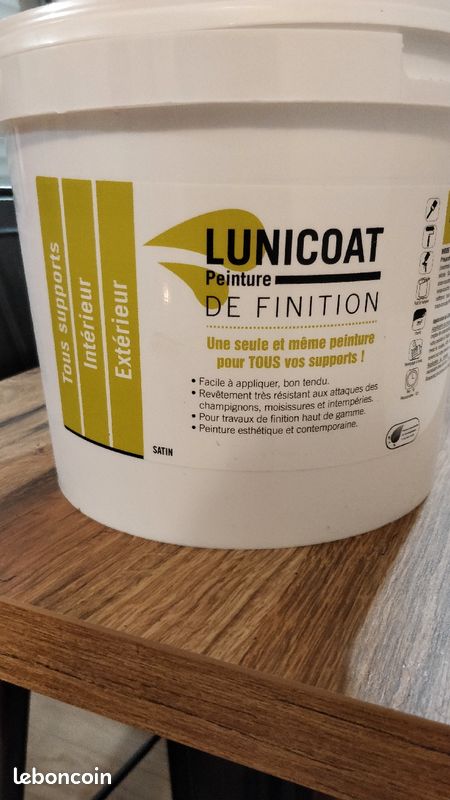 Pot de Peinture blanc cassé 4l mat lunicoat (image 2)