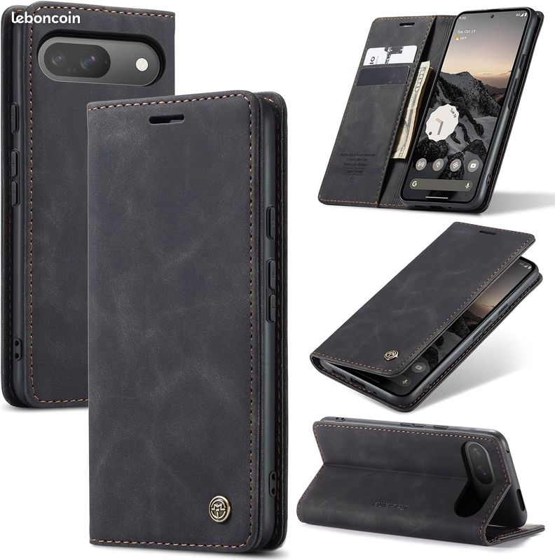 Custodia GOKEN A Libro In Pelle Con Portafoglio Per Realme 9 4G E 9 Pro Plus - Blu, Con Slot Carte E Supporto - 5