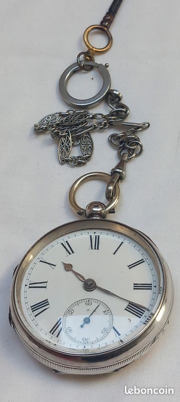 Montre Gousset à Coq Anglaise En Argent - Occasion, Vintage