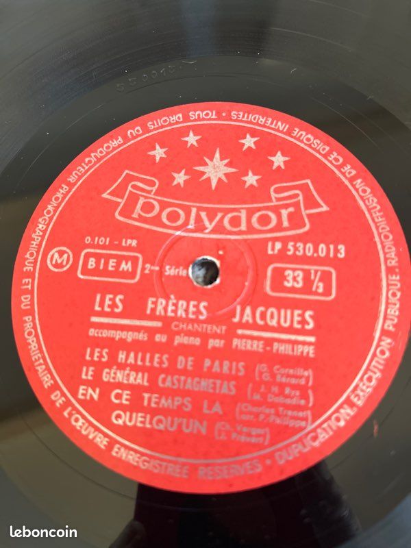 Vinyle Les Frères Jacques – Récital N° 2 - 2eme Série (image 3)