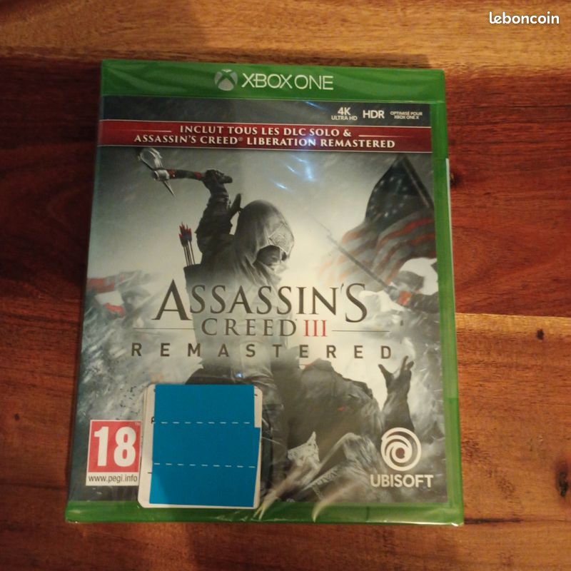 Assassin's Creed III (3) Sur Xbox 360 – Neuf Sous Blister – Version Française