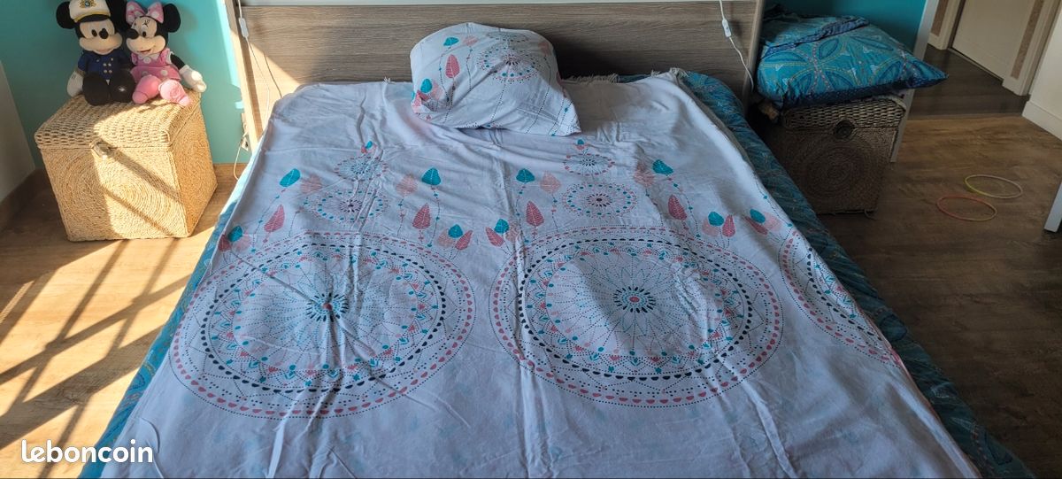 Housse de couette lit 1 personne (image 2)