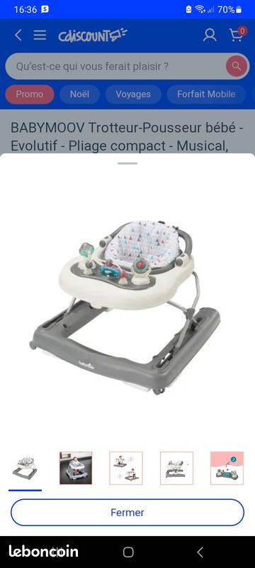 Babymoov Trotteur Trotteur En Promo Trotteur Youpala Bébé 5en1