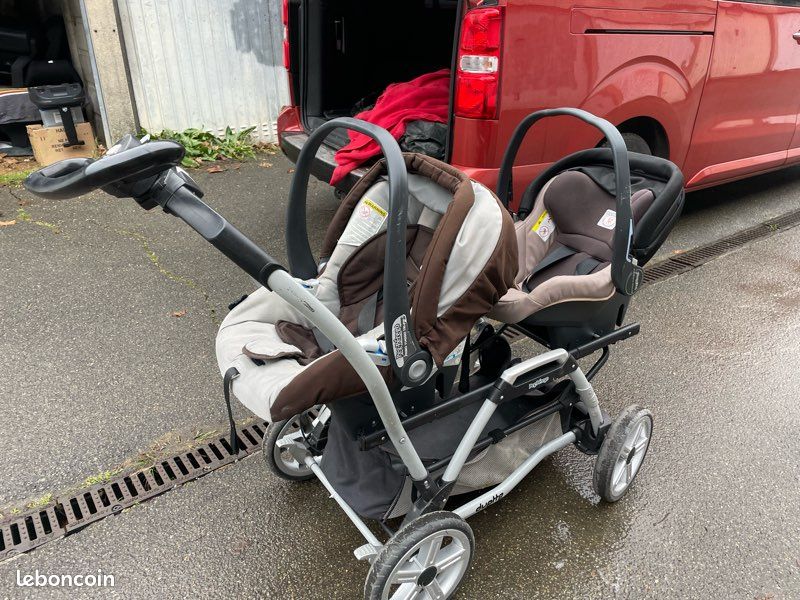 Poussette double peg perego duette Équipement bébé