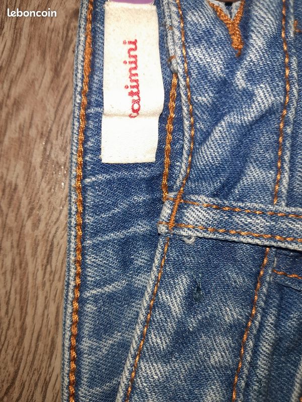 Jupe en jeans catimini taille 6 ans (image 3)