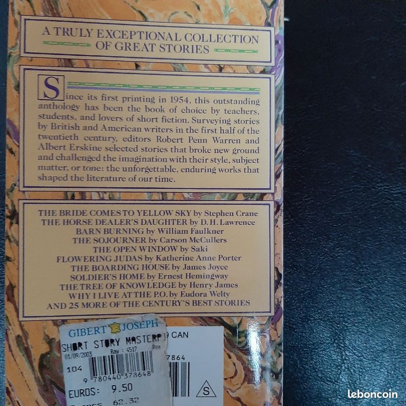 1 livre de nouvelles en anglais (image 2)