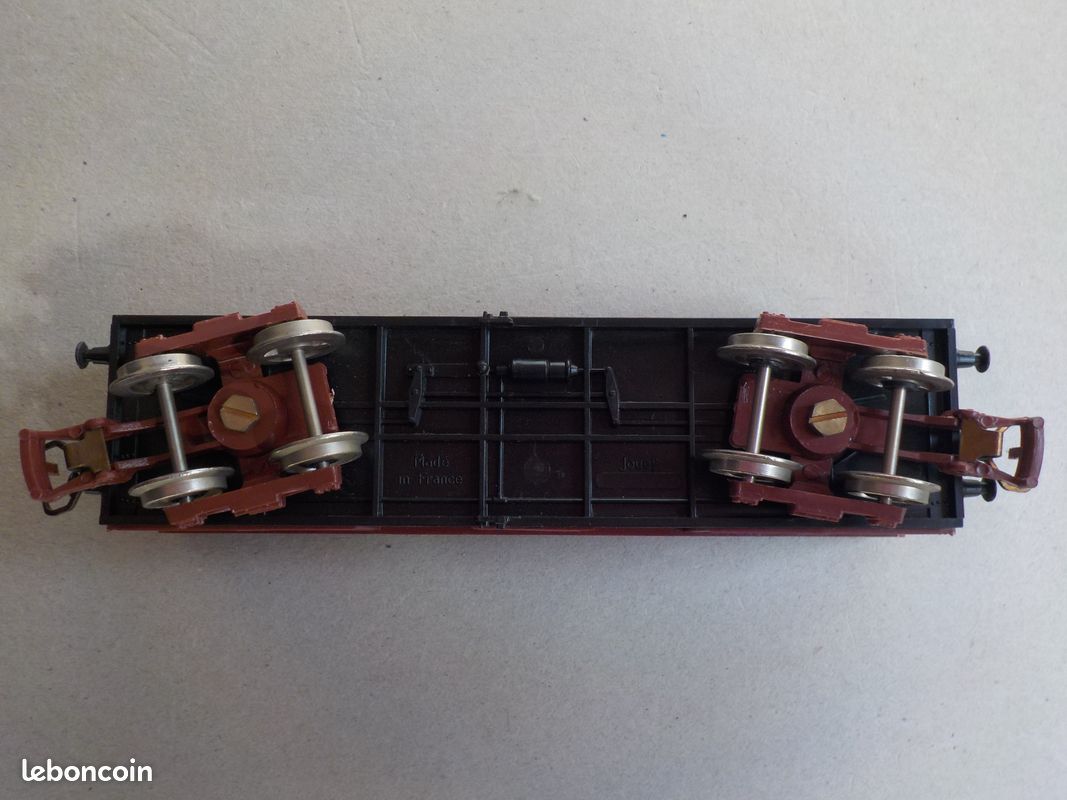 Wagon Tombereau à Bogies VB Ho 653 - Marron, Métal/plastique, Neuf - Livraison Monde Entier
