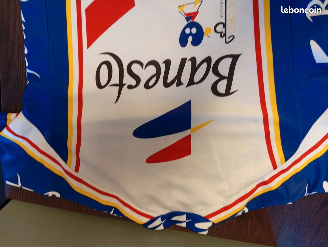 Veste Cycliste Vintage Team Banesto - Années 1990/95 - Taille L - Polaire