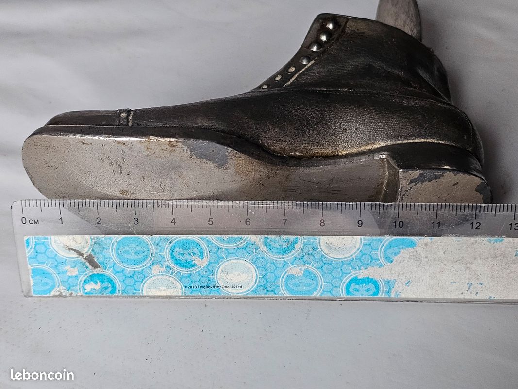 Pince à Chaussure En Argent 9k - Filigrane éléphant Et Arbres - Vintage Inde - Occasion