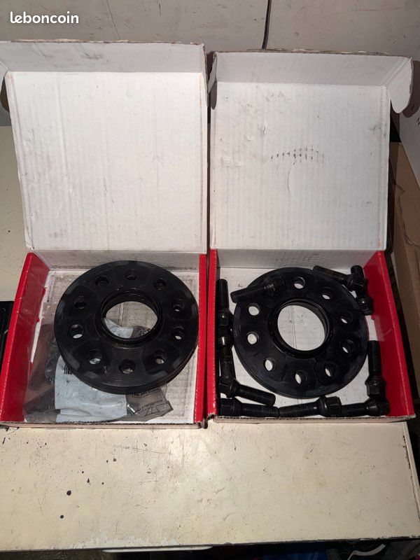 Kit complet élargisseurs de voie Eibach Pro-Spacer 5x112 / 66.5 mm + Boulonnerie & Antivols (image 2)