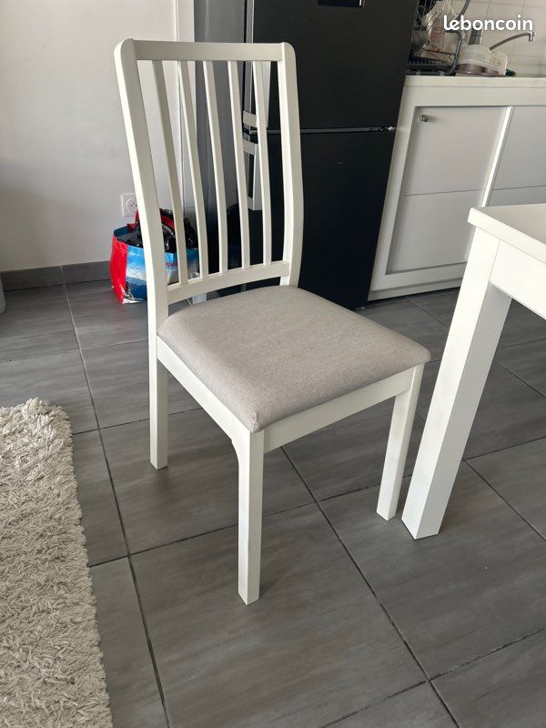 Table extensible et chaise ikea Laneberg et Ekedalen (image 4)