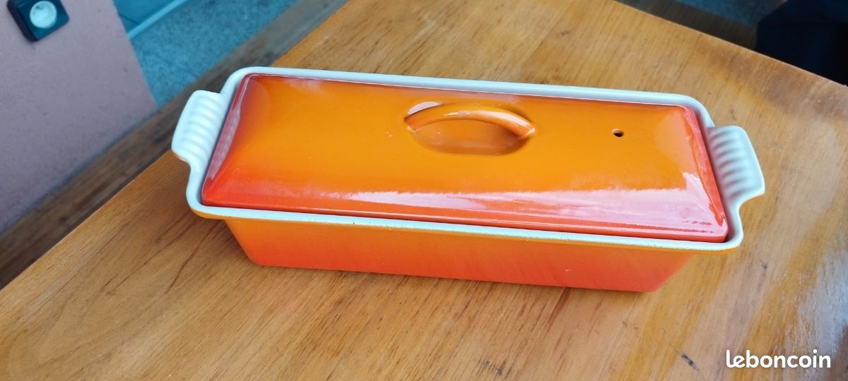 Le Creuset - Plat de cuisson - Fonte émaillée - Terrine vintage
