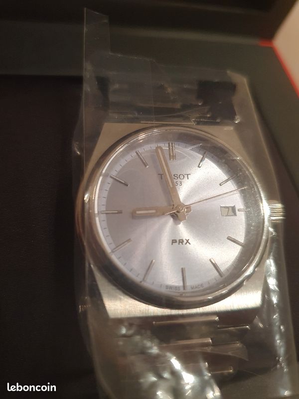 TISSOT PRX Montre Bleu-gris (image 2)