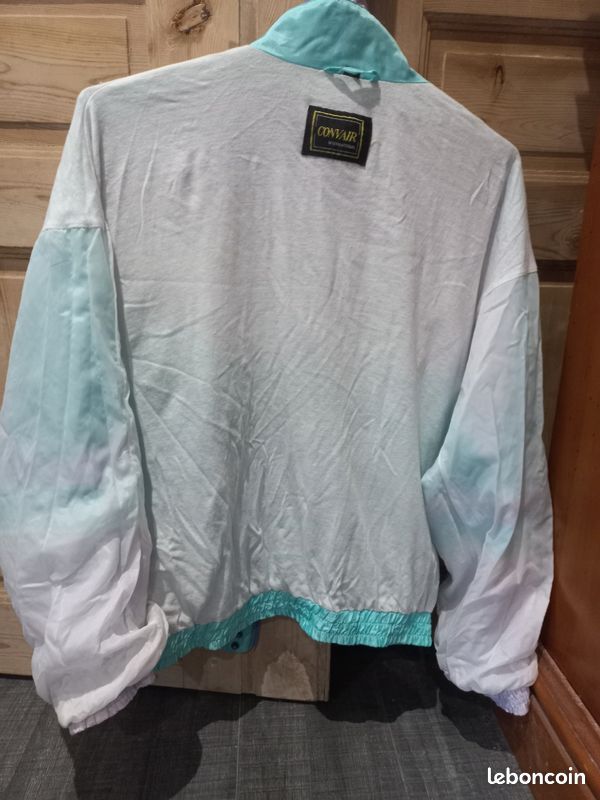 Veste Coupe-vent Vintage Highlander – Homme – Taille L – Colorblock 90s