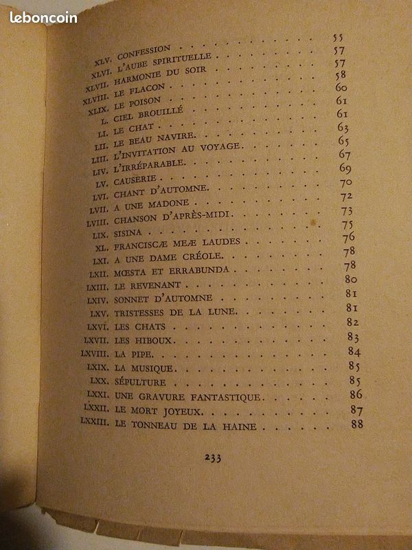 Baudelaire, Les Fleurs du Mal, 1946, Les Phares (image 14)