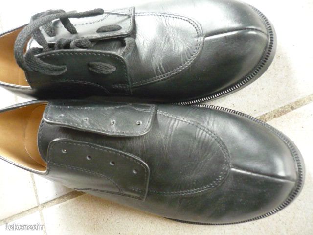 Derbies tout cuir noir neufs pointure 39 (image 1)