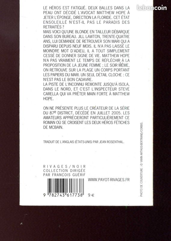 Polars auteurs Ed Mcbain Le paradis des ratés (image 2)