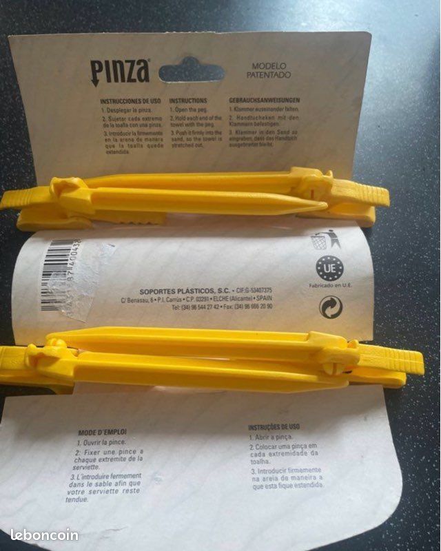 Pince à serviettes de plage (image 2)