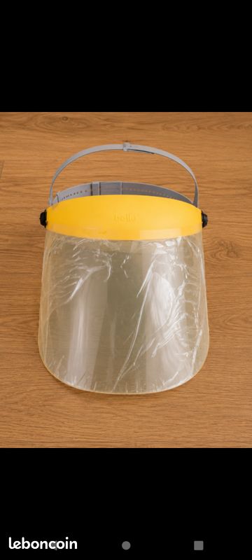 Bollé Safety RELRSI – Protecteur facial relevable II – Visière blanche – Neuf (image 1)