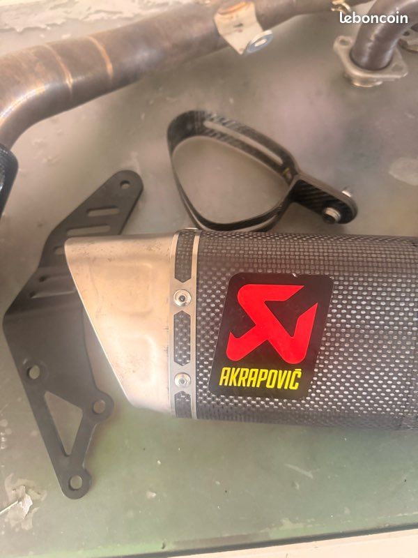 Ligne akrapovic akra racing yamaha tracer 9 gt t9 tracer 900 (image 2)