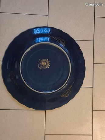 Assiette Ancienne Taous – Originale De 1976 – Porcelaine – Décorative
