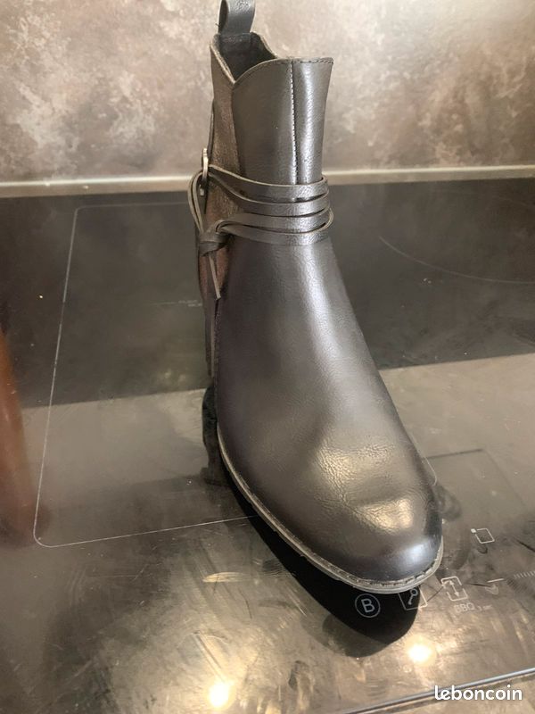 marco tozzi bottines noires
