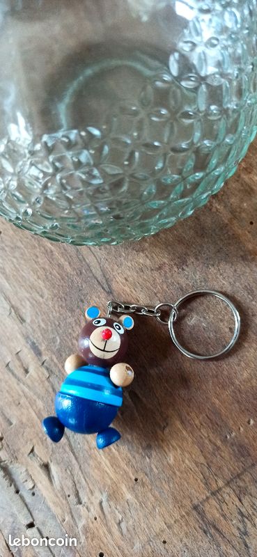 Porte clés bois animaux (image 6)