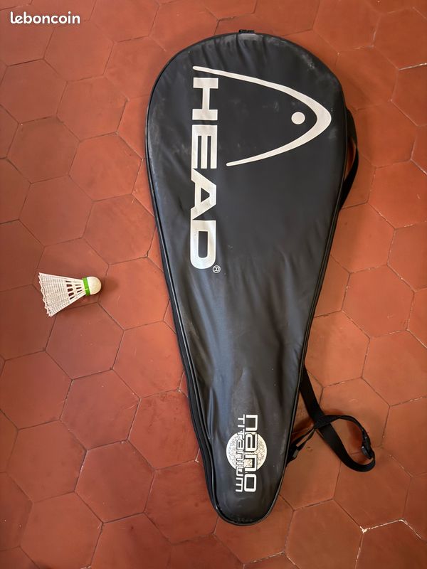 Raquette De Squash HEAD Titanium TI FIREBOLT 5000 Avec Housse – Bon état – Modèle Titanium