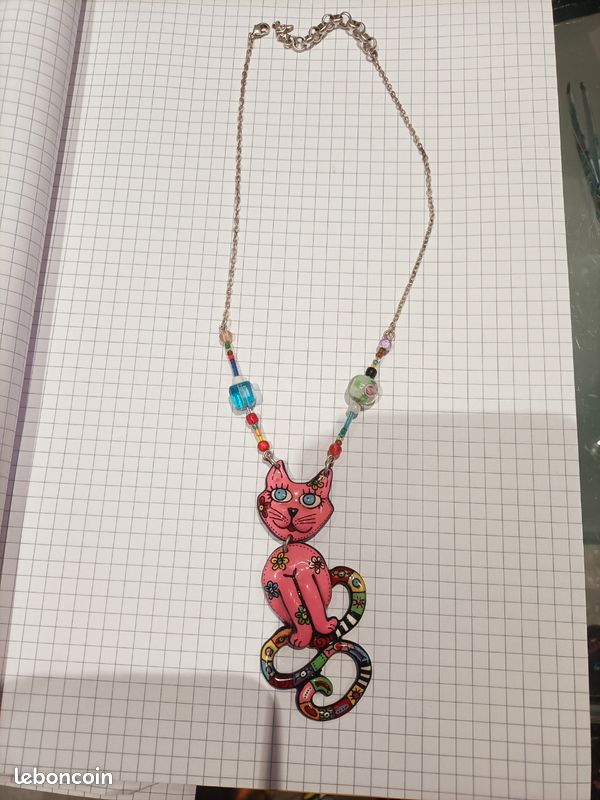 Très joli pendentif chat (image 2)