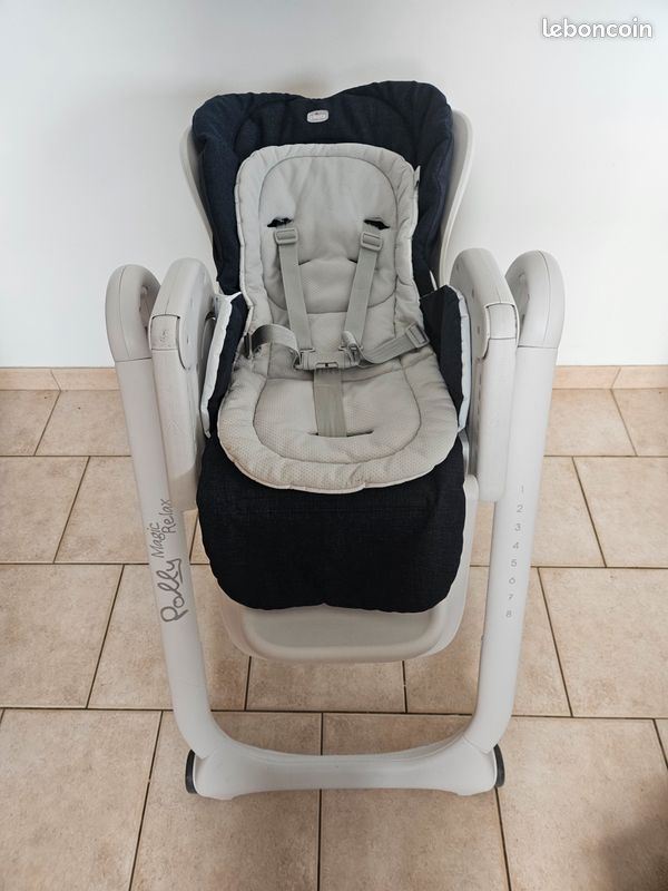 Transat chaise haute Chicco Polly magic relax (image 7)