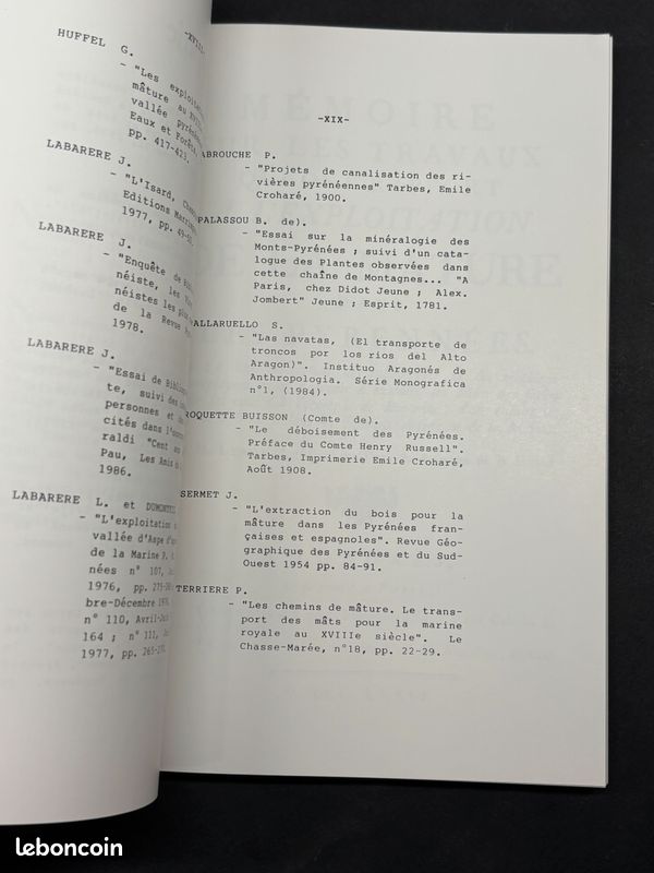 M.LEROY; Mémoire Travaux rapport a l'Exploitation de la Mature dans Pyrénées (image 5)