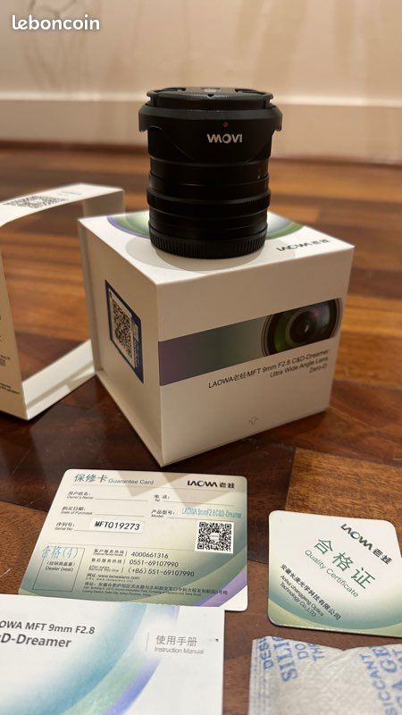 Laowa 9 mm f/2.8 Zero-D monture Micro 4/3 objectif photo (image 4)