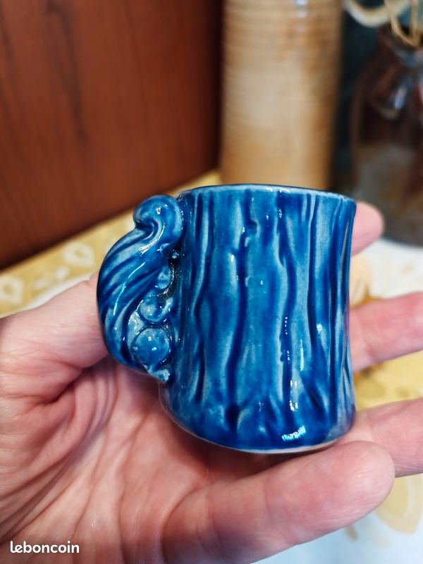 Bol Apéritif En Céramique Sicilienne - Forme De Pelle à Figue